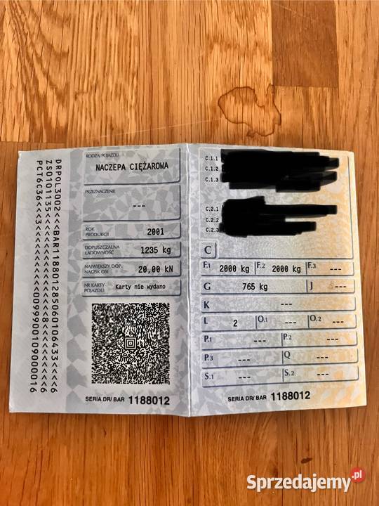 Przyczepa dwuosiowa SAM burtowe wielkopolskie Tarnówko