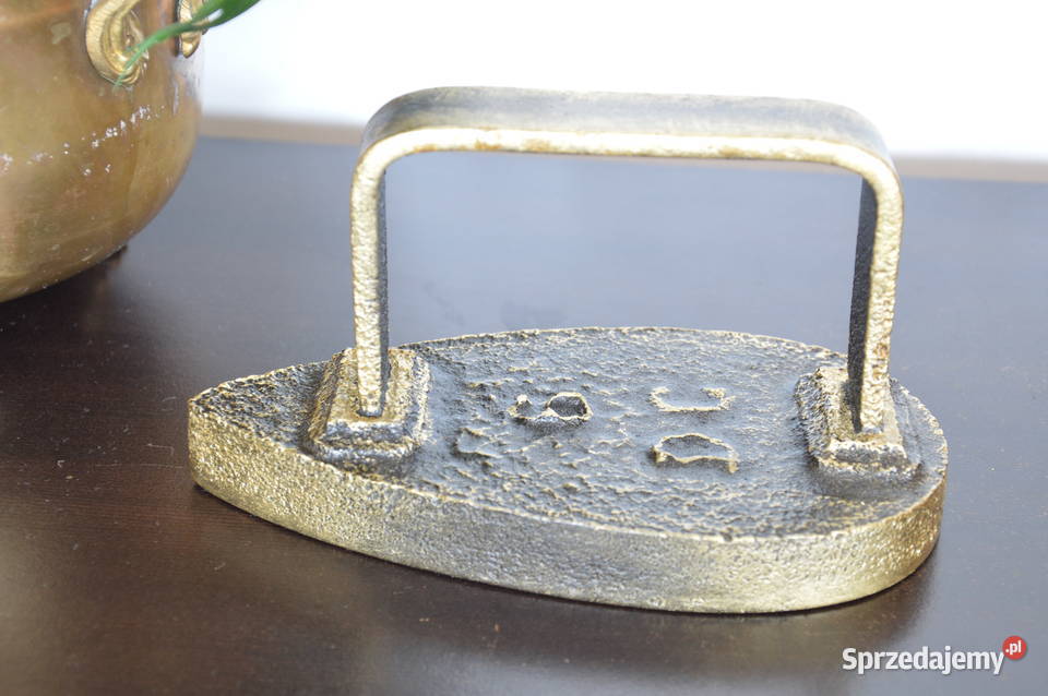 ciekawe ŻELAZKO żeliwne stare francuskie Antyki Jastrzębie-Zdrój
