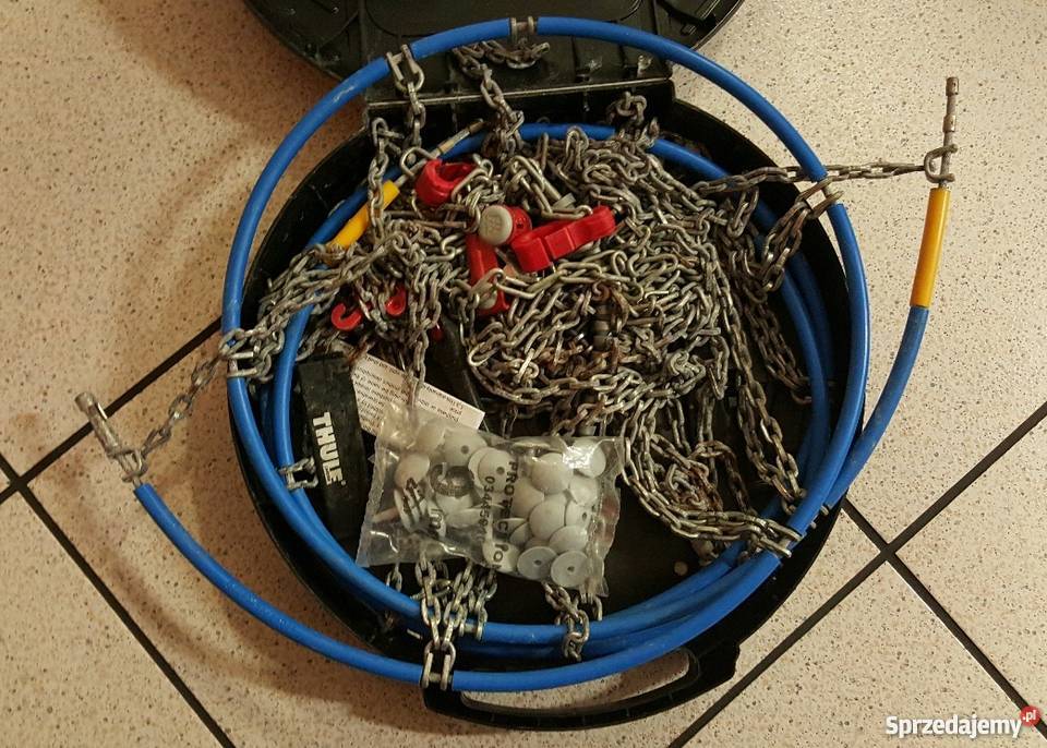 Łańcuchy śniegowe na koła THULE CD9 używane Warszawa