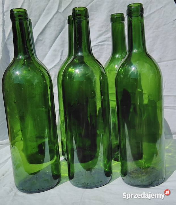 Butelki na wino 075 litra 6 sztuk sprzedam