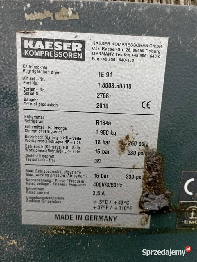 Osuszacz KAESER TE91 S012759 Wilków