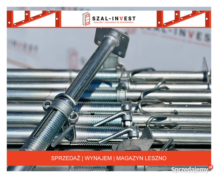 Podpory Stemple 3m 35m 4m 5m NOWE 15Kn Atest Leszno