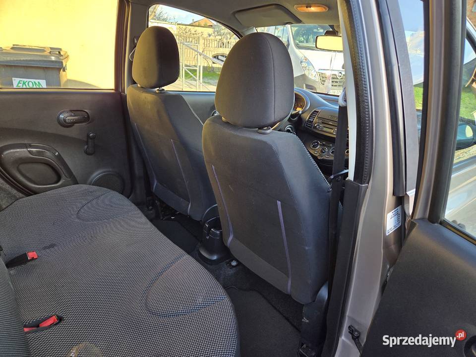 NISSAN MICRA 12 GAZ 5 drzwi klima parkotronik benzyna+LPG łódzkie Rokiciny