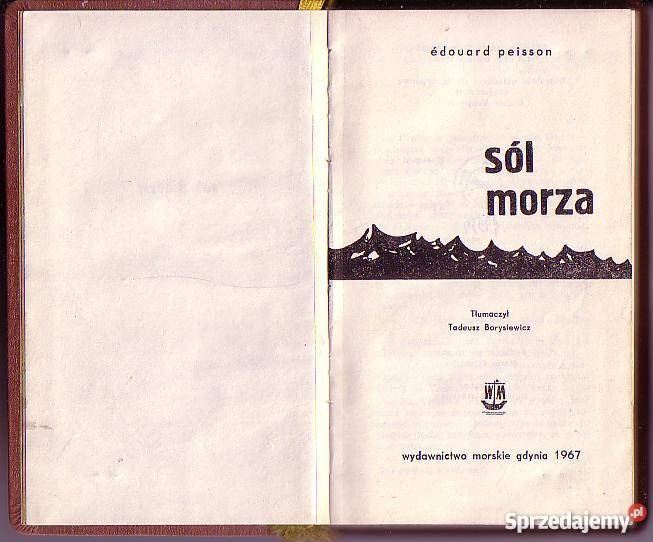 6192 SÓL MORZA EDOUARD PEISSON Proza i poezja