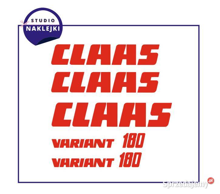 Naklejki Prasa Claas Variant 180 zestaw