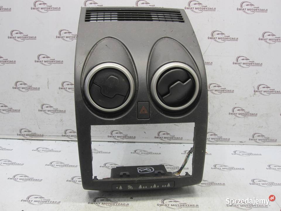 QASHQAI I J10 09r osłona paneli kratki nawiewu