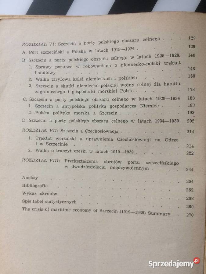 3677 Kryzys Gospodarki Morskiej Szczecina 1919 Szczecin