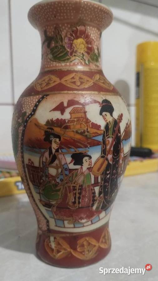 Stary japoński wazon Długie
