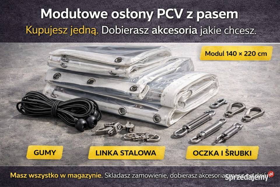 OSŁONY PCV DO PERGOLI I TARASU SYSTEM MODUŁOWY Wrocław