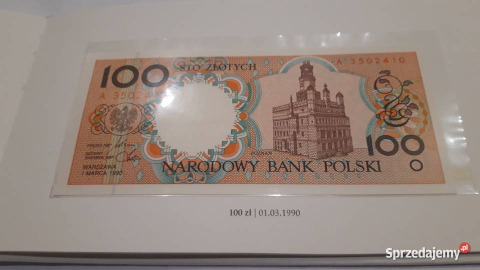 Album Banknoty Miasta Polskie PRL Numizmatyka Dzierżoniów