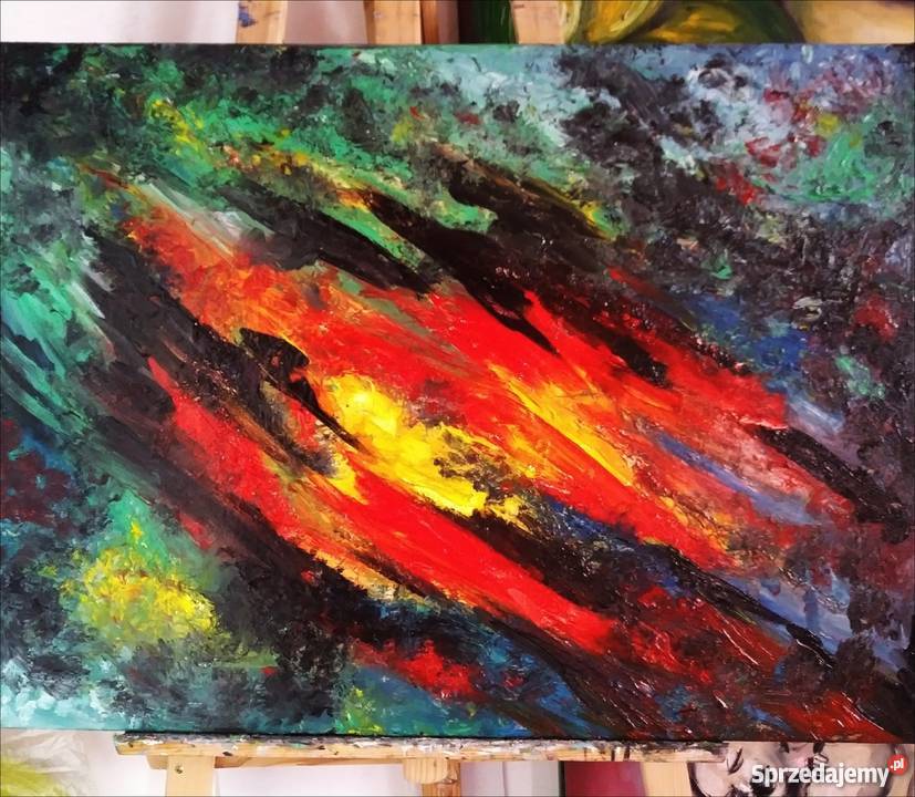 Kompozycja Abstrakcyjna Malarstwo Warszawa
