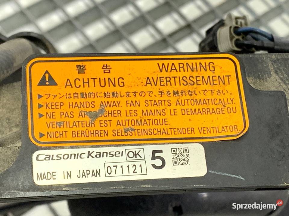 WENTYLATOR CHŁODNICY PEUGEOT 4007 22 156 0713