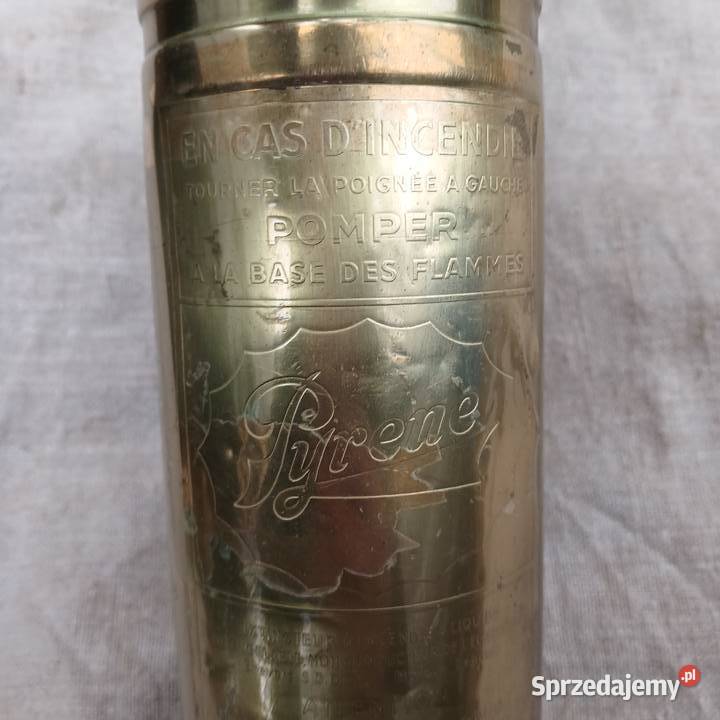 Mosiężna gaśnica Pyrene