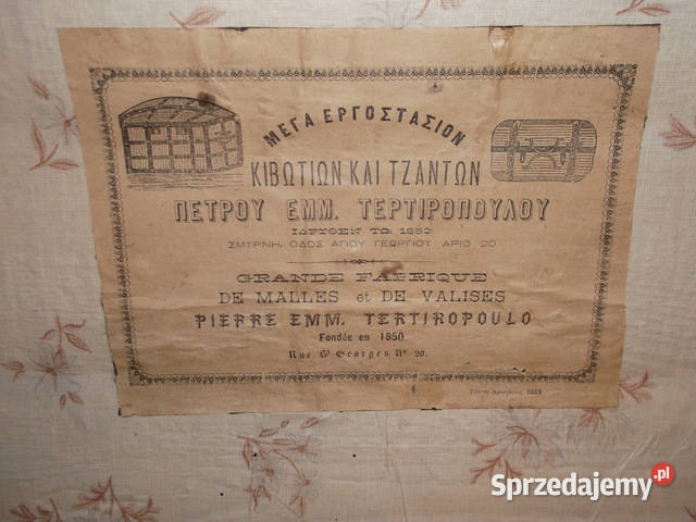 Unikat Kufer Skrzynia Antyk Perła ze Smyrny
Data Meble dolnośląskie
