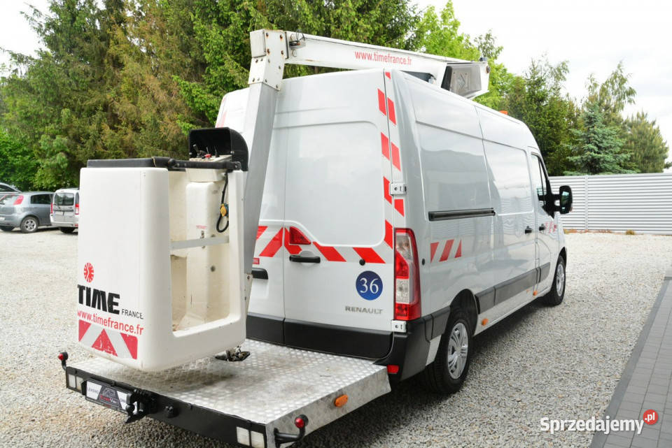 Renault Master master dźwig 23 Podnośnik koszowy ESP mazowieckie