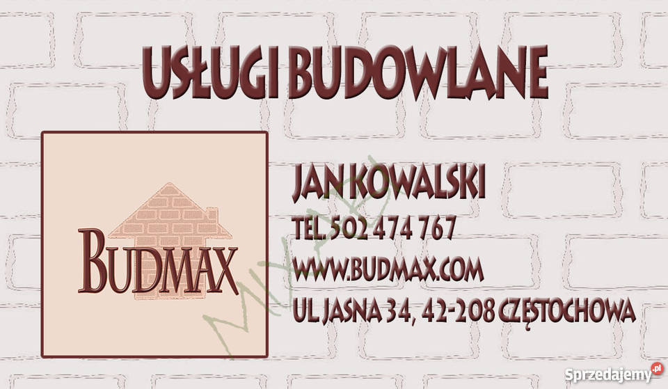 Wizytówki projekt Twojej wizytówki wydruk i Kutno