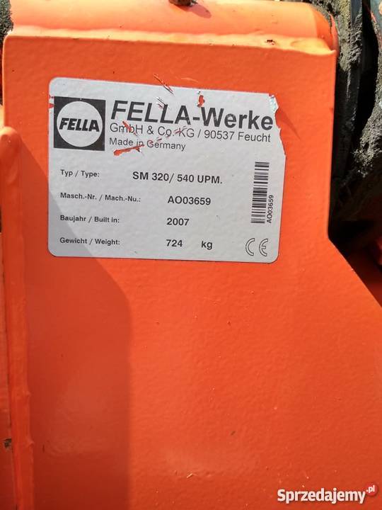 Kosiarka dyskowa Fella SM 320 Maszyny zielonkowe łódzkie
