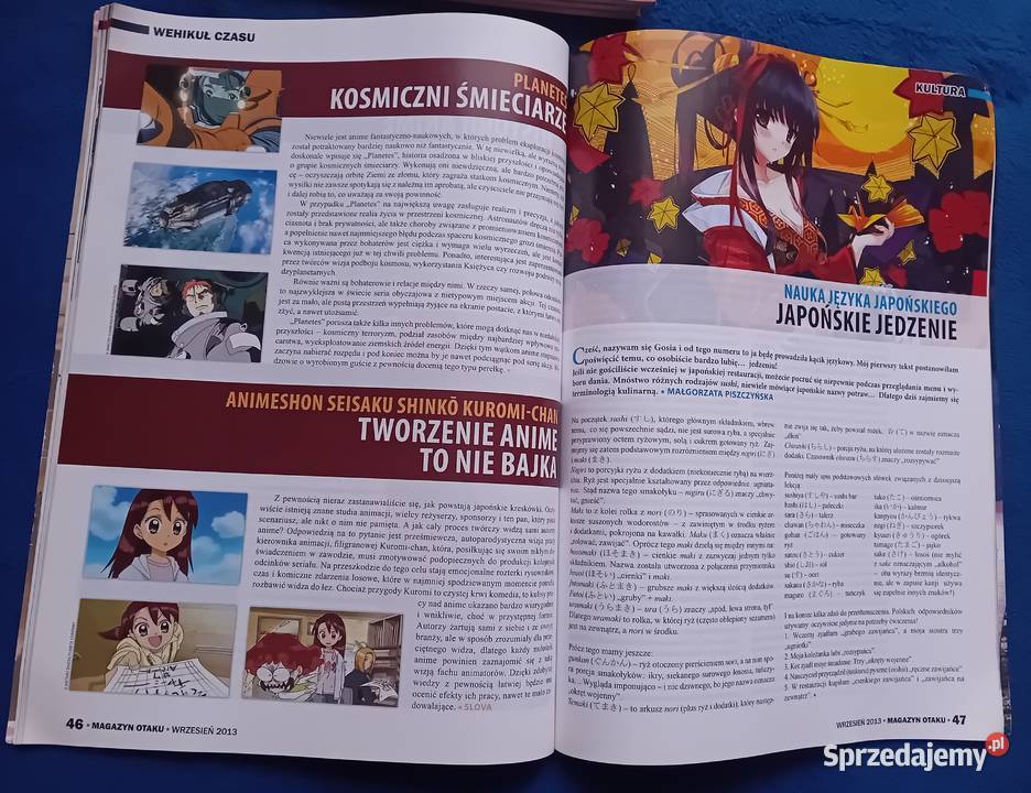 Magazyn Otaku numery 123 i 4 2013 Brak dodatków Pozostałe Koźminek sprzedam