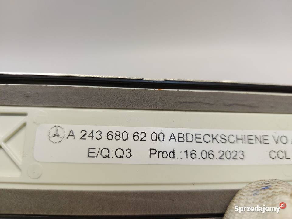 Mercedes EQA 250 W243 LISTWA PROGOWA PRAWA LEWA Listwy i nakładki dolnośląskie