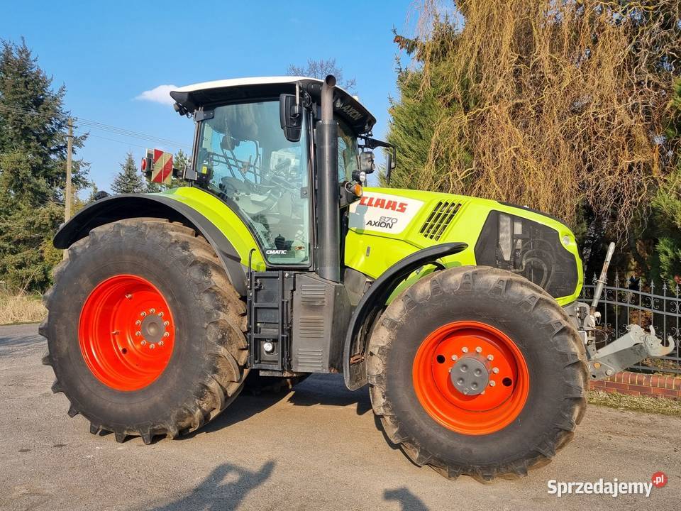 Claas Axion 870 Cmatic Cebis WOM TUZ Nawigacja Przedni wałek odbioru mocy Claas wielkopolskie Przedecz