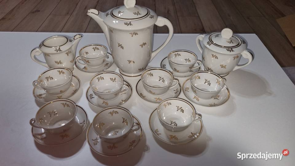 Serwis Kawowy Dekor Limoges Wyposażenie wnętrz Wola Podłężna sprzedam