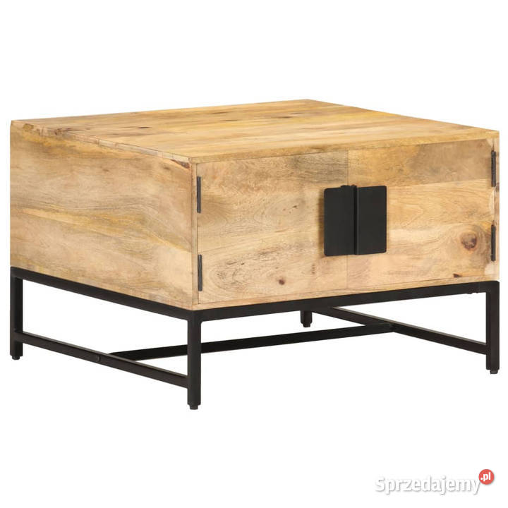 Stolik kawowy 67 x 67 x 45 lite drewno mango