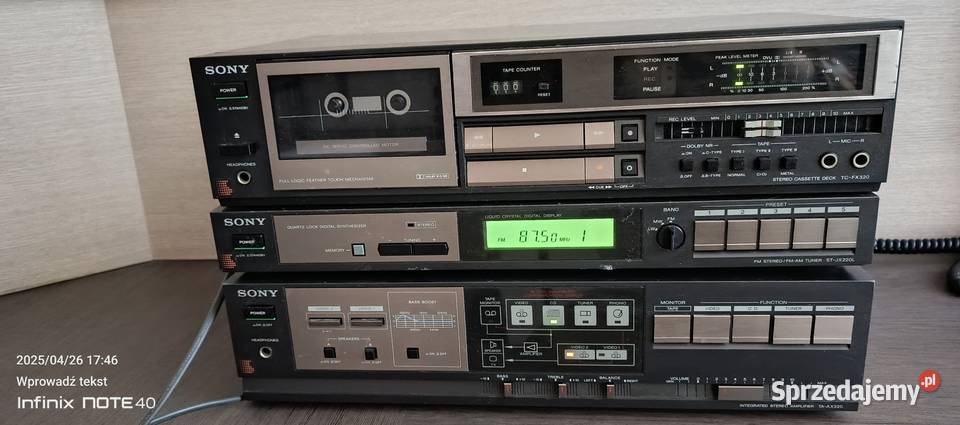 Sony TA AX 320 łódzkie Krężna-Kolonia