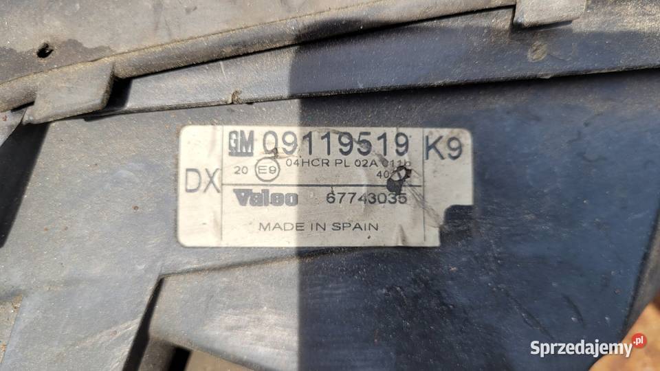 Lampy przód Opel Vectra B Łagów