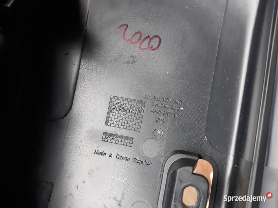 SKODA SUPERB 3 OBUDOWA OSŁONA KOLUMNY KIEROWNICY Międzychód