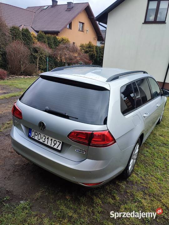 VW Golf VII 7 2015 16 TDI Prywatnie Polski salon 240359km śląskie Łazy