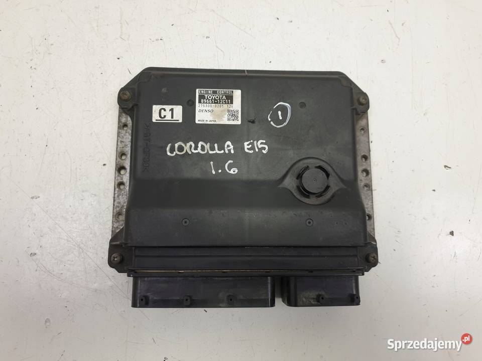 Toyota Corolla E15 16 i STEROWNIK SILNIKA Denso osobowe Janów