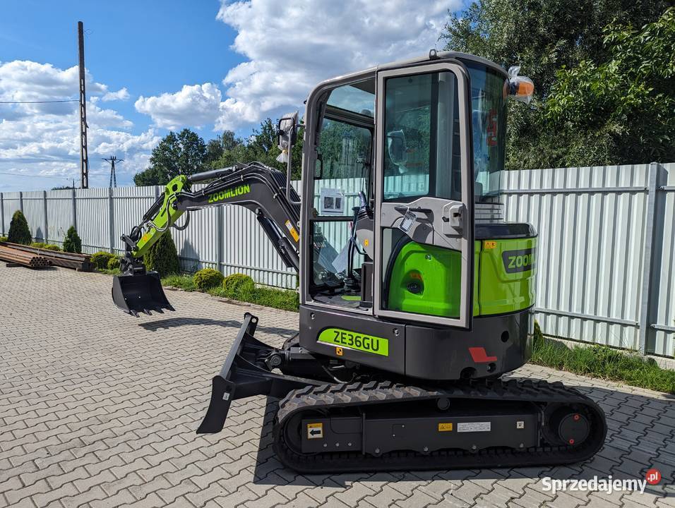 Zoomlion ZE36GU Minikoparka z KUBOTA Gwarancja nie Mielec