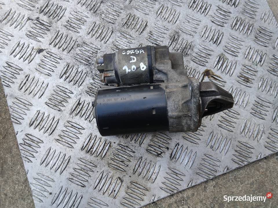 Rozrusznik 0001107436 Opel Corsa D 101214 benz małopolskie Radłów