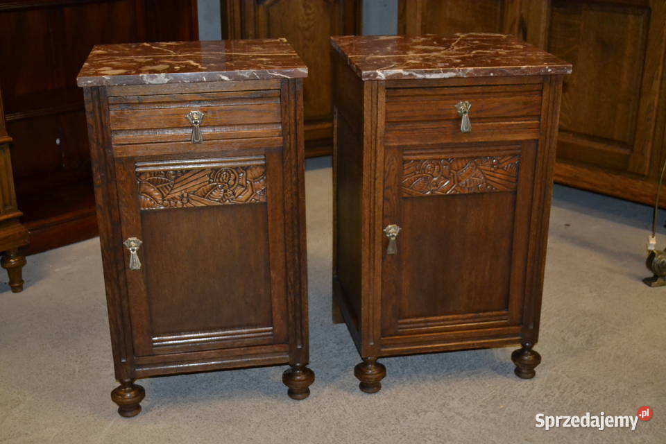 szafki art deco dąb Będzin