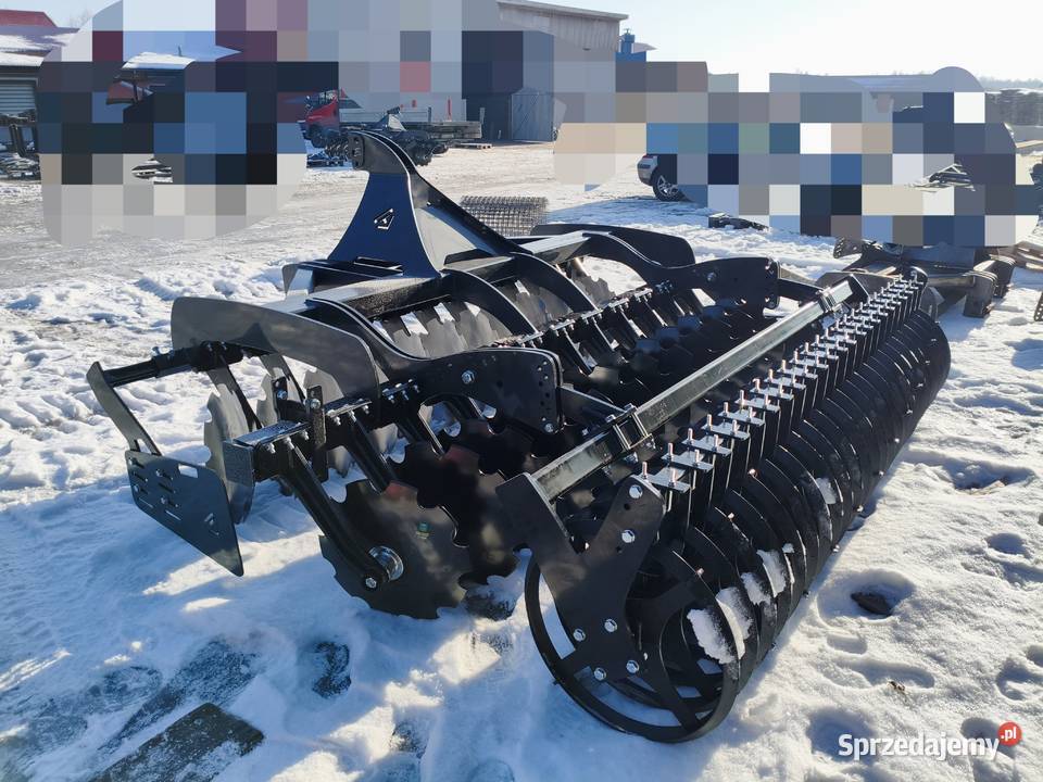 Brona talerzowa 3 m pełne wyposażenie nieuszkodzony Rżuchów