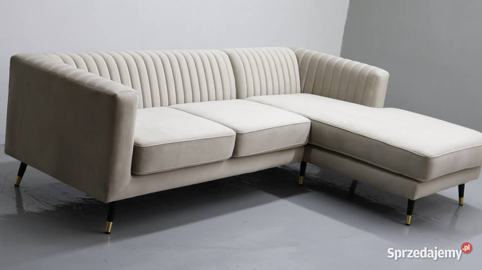 TLŁ Narożnik nowoczesna rogówka beżowy VELLUTO 1 Narożniki Poznań