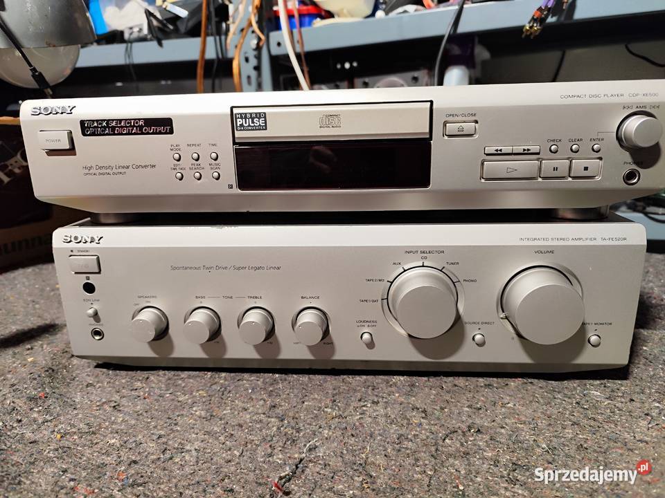 wzmacniacz Sony TAFE 520R Silver Mosty