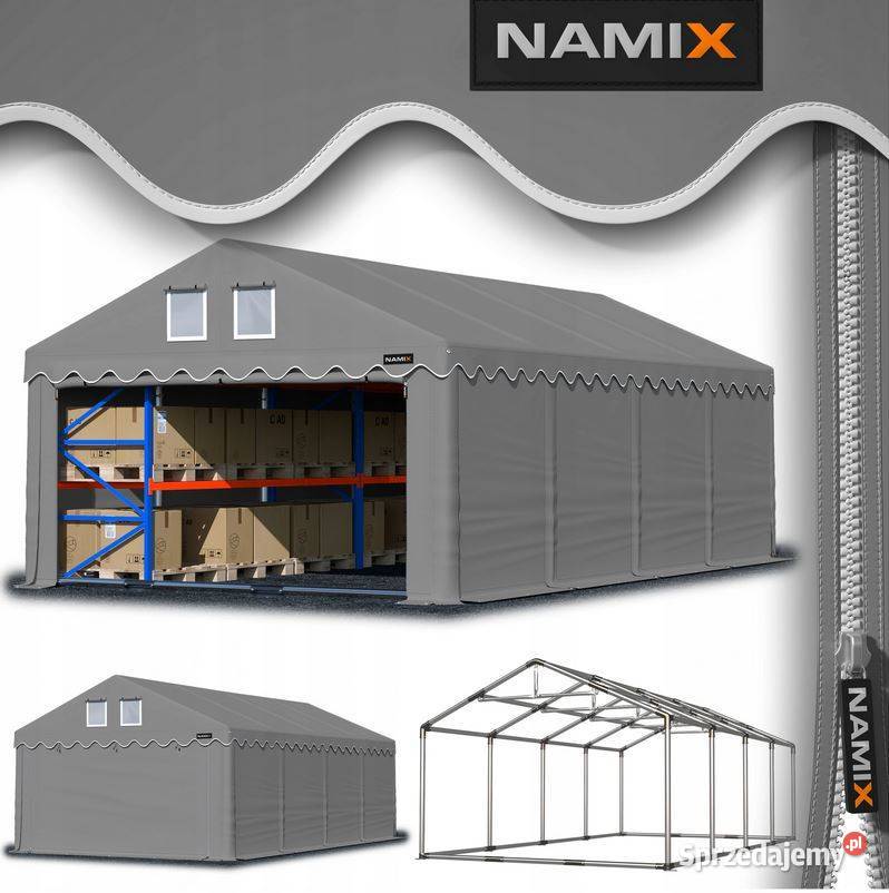 Namiot GRAND 6x8 magazynowy handlowy garaż PVC