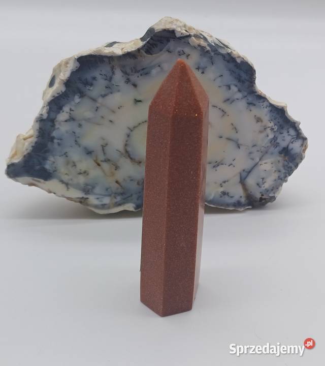 Kolekcjonerski kryształ Piasek pustyni obelisk