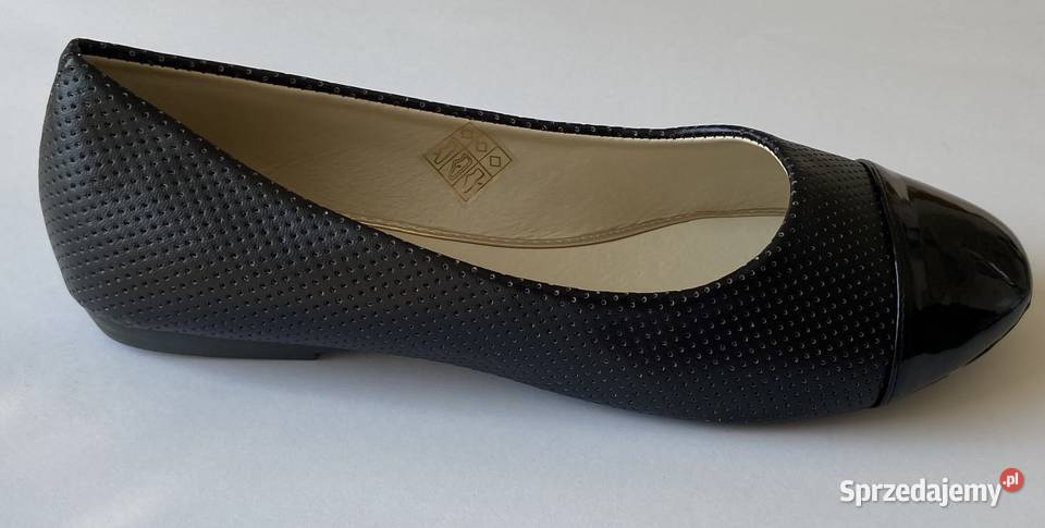 Czarne baleriny połysk rozmiar 37 BAL9 Żyrardów