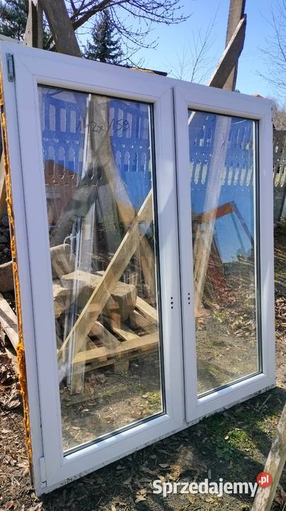 Okno Pcv 142x159 używane dwuszybowe Łódź