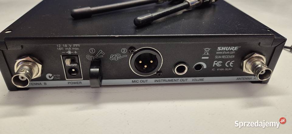 Shure SLX4 odbiornik bezprzewodowy wielkopolskie Konin