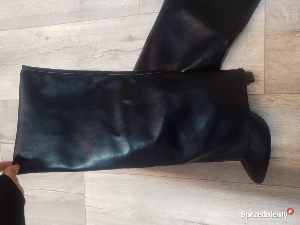 39 Ekskluzywne czarne Kozaki kowbojki wieczorowe Kraków