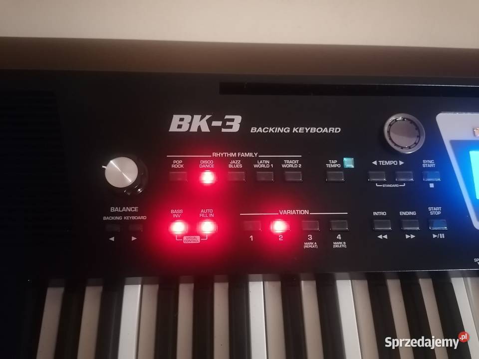 Sprzedam keyboard ROLAND BK 3 Brusy