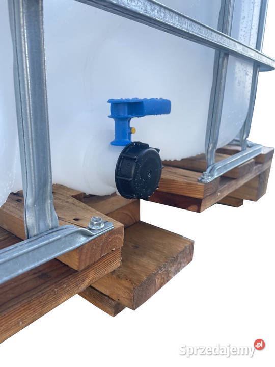 Zbiornik IBC 1000l RECO MAUZER ATEST SPOŻYWCZY