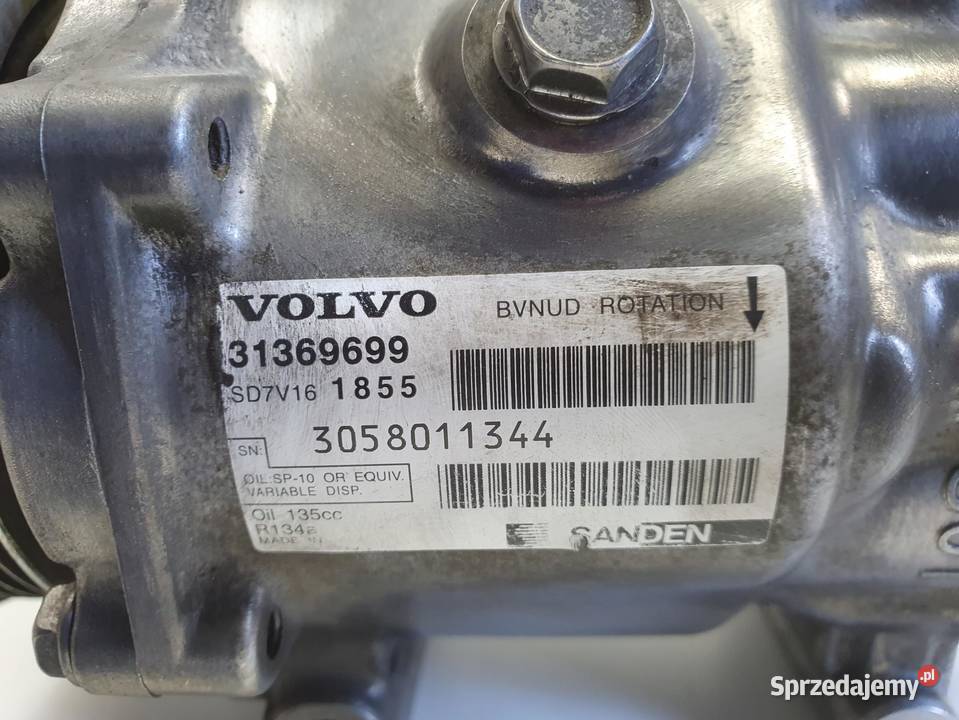 SPRĘŻARKA KLIMATYZACJI Volvo S40 II V50 16 D D2 Chełm sprzedam
