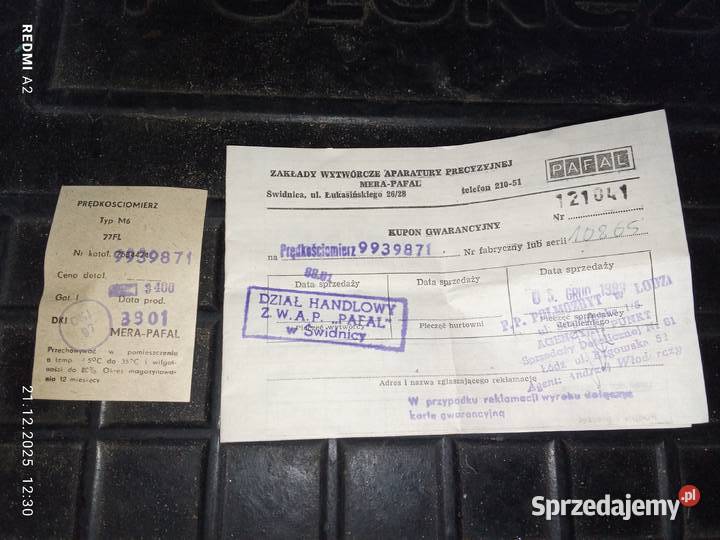 Licznik fiat 126p FL Zgierz sprzedam