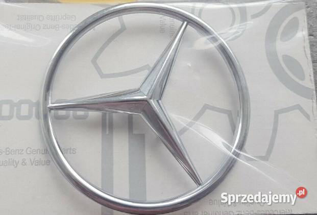 NOWY znaczek gwiazdka Mercedes srebrny emblemat Zamość