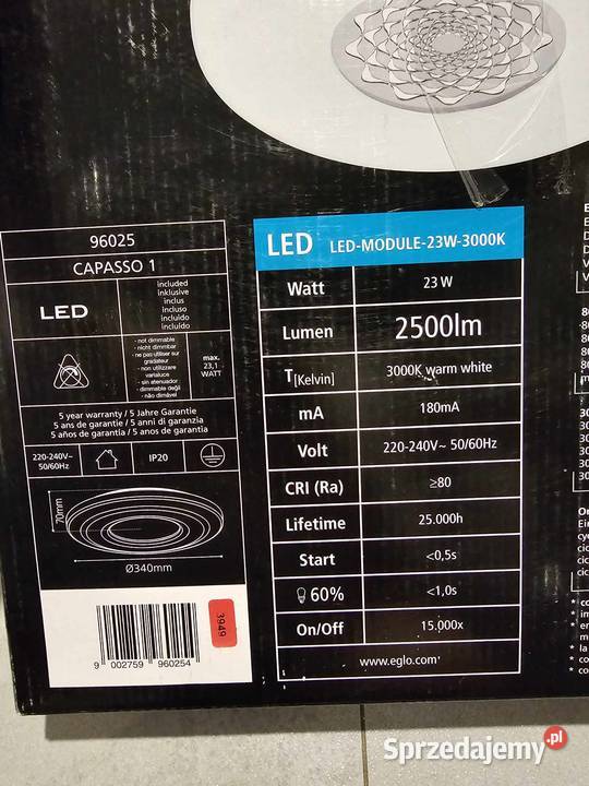 lampa eglo niemiecka Plafony