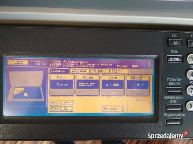 Kserokopiarka Konica Bizhub C450 Stary Sącz sprzedam